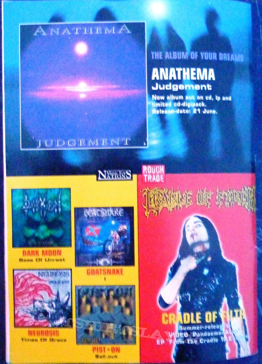 DYNAMO OPEN AIR 1999 59 Times the Pain, All Out War, Anathema, Ancient Rites, Angra, Apocalyptica, Arch Enemy, Atari Teenage Riot, Biohazard, Black Label Society, Cage, Cold As Life, Cradle of Filth, Cryptopsy, Cubanate, Darkane, De Heideroosjes, Dimmu Bo DYNAMO OPEN AIR 1999 59 Times the Pain, All Out War, Anathema, Ancient Rites, Angra, Apocalyptica, Arch Enemy, Atari Teenage Riot, Biohazard, Black Label Society, Cage, Cold As Life, Cradle of Filth, Cryptopsy, Cubanate, Darkane, De Heideroosjes, Dimmu Bo