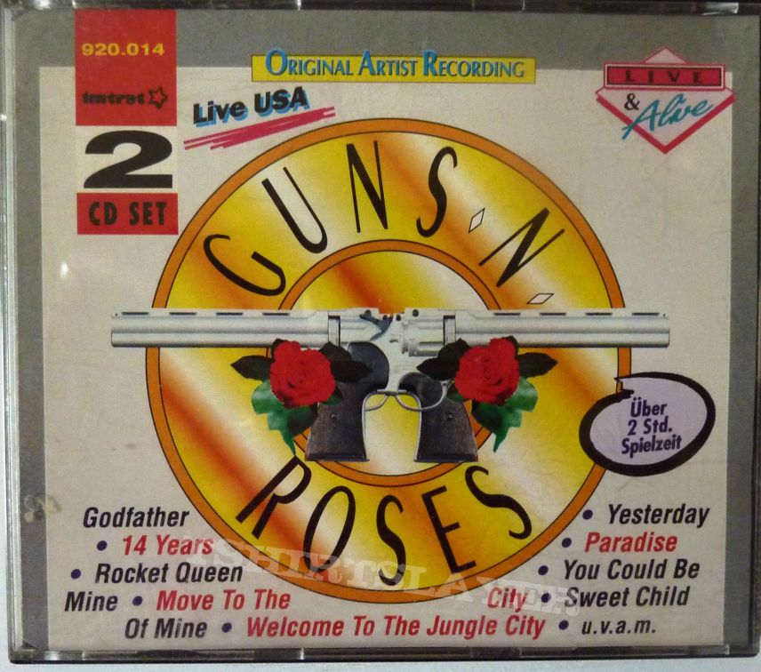Guns N&#039; Roses ‎– Live USA  ‎– 920.014