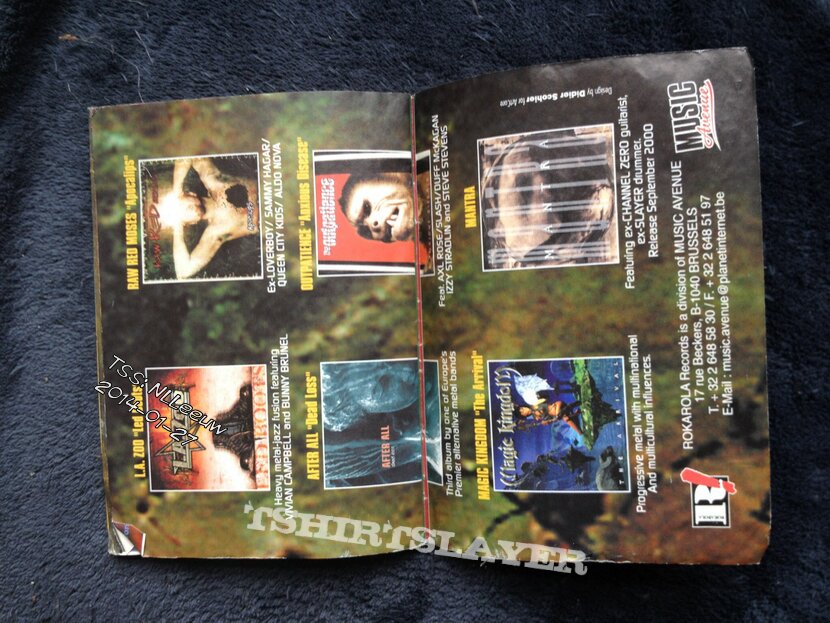 Iron Maiden Slayer graspop booklet 2000