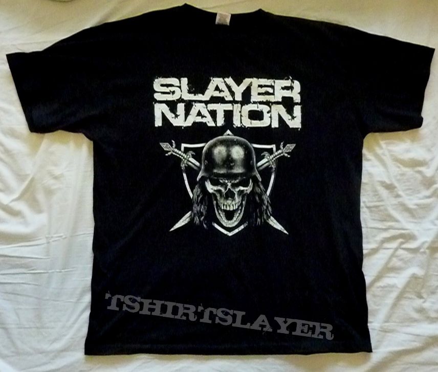 slayer nation european tour shirt 2014 | TShirtSlayer TShirt and  BattleJacket Gallery