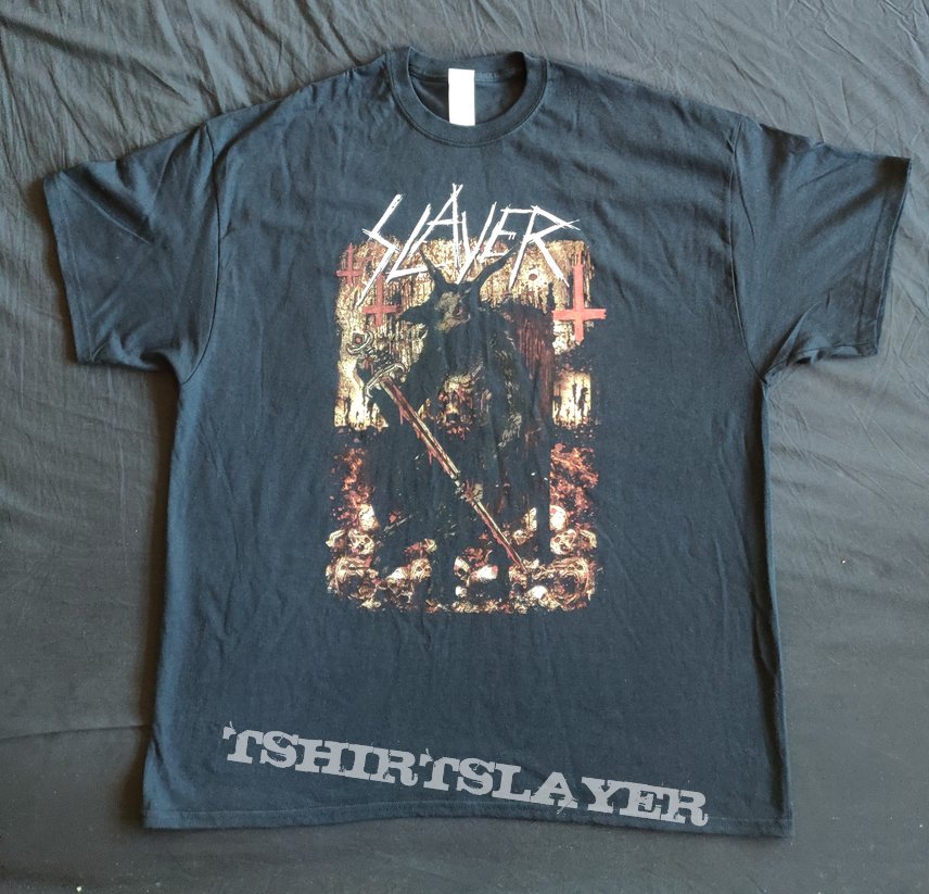 Slayer goat tour shirt 2018