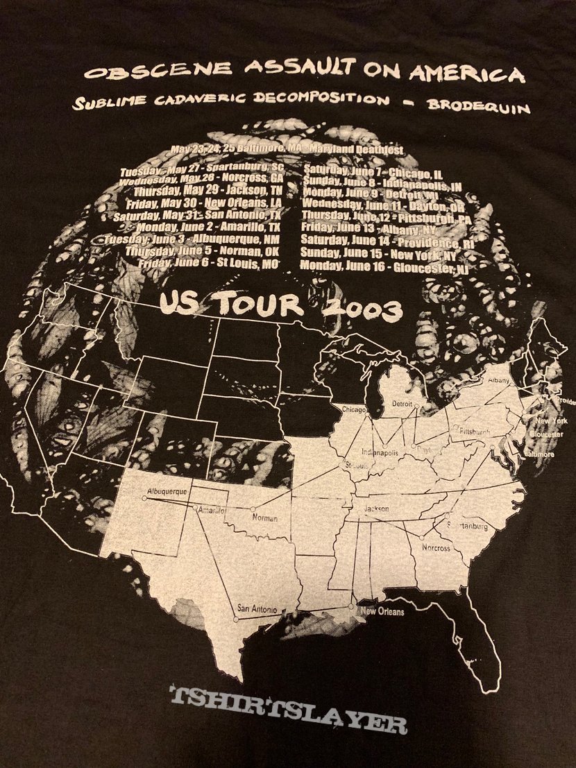 Sublime Cadaveric Decomposition "2 Tour" Longsleeve