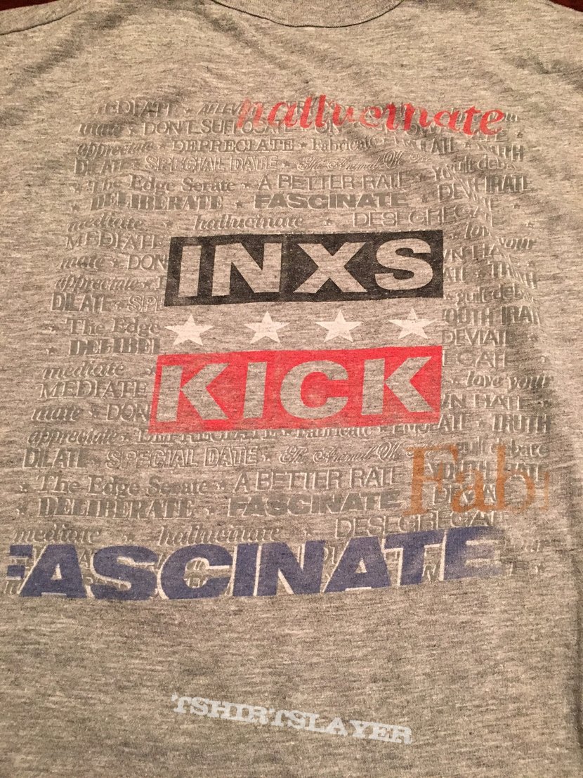 INXS &#039;Kick&#039; Vintage Tour T-Shirt 