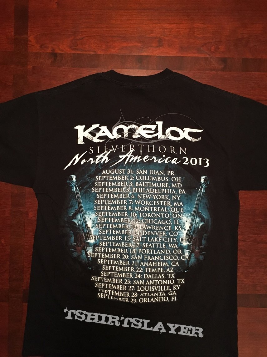 Kamelot &#039;Silverthorn&quot; North America Tour T-Shirt 2013