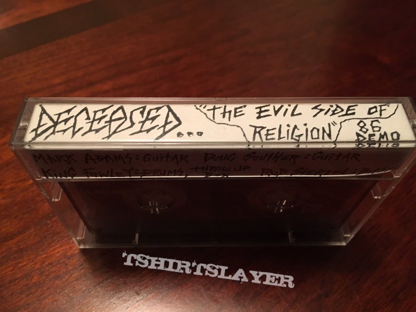 Deceased &quot;The Evil Side Of Religion&quot; Demo Cassette Tape