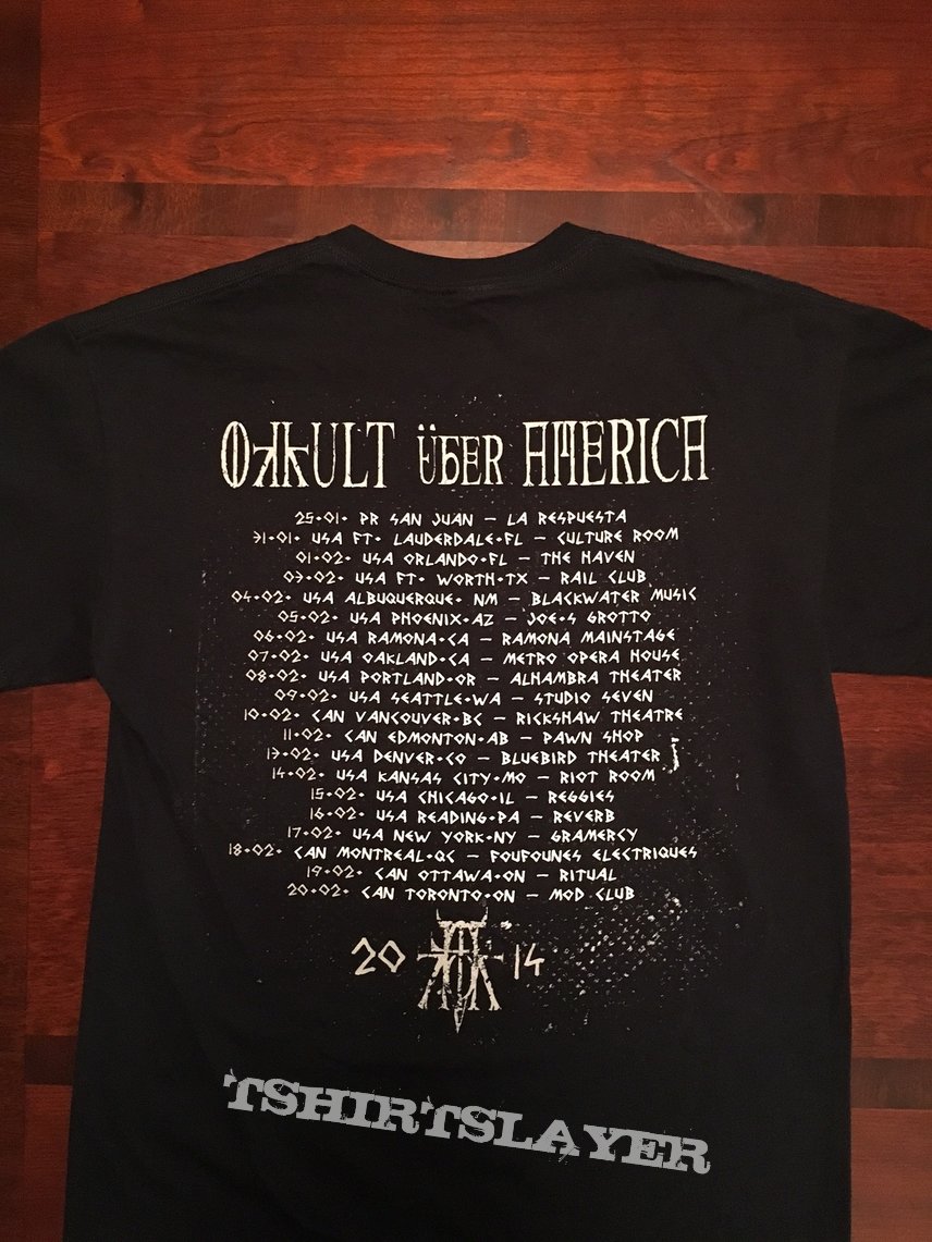 Atrocity &quot;Okkult Uber America&quot; Tour T-Shirt 