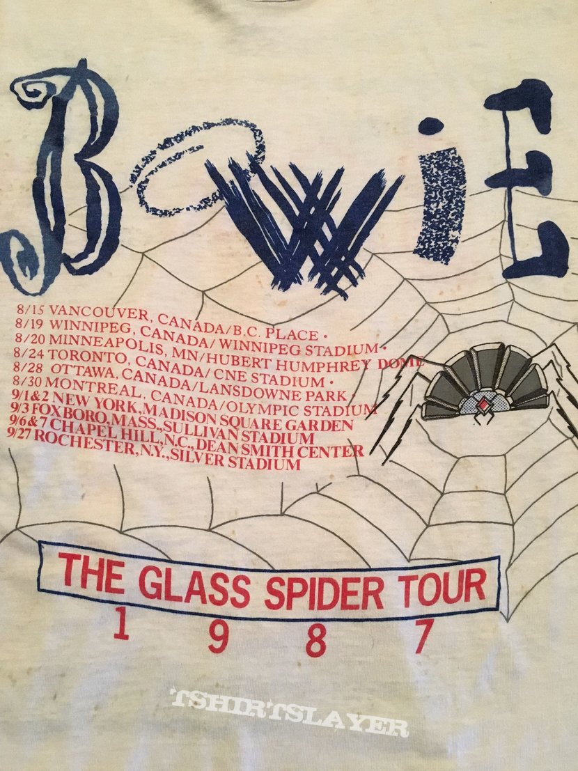 David Bowie &quot;The Glass Spider&quot; Tour T-Shirt