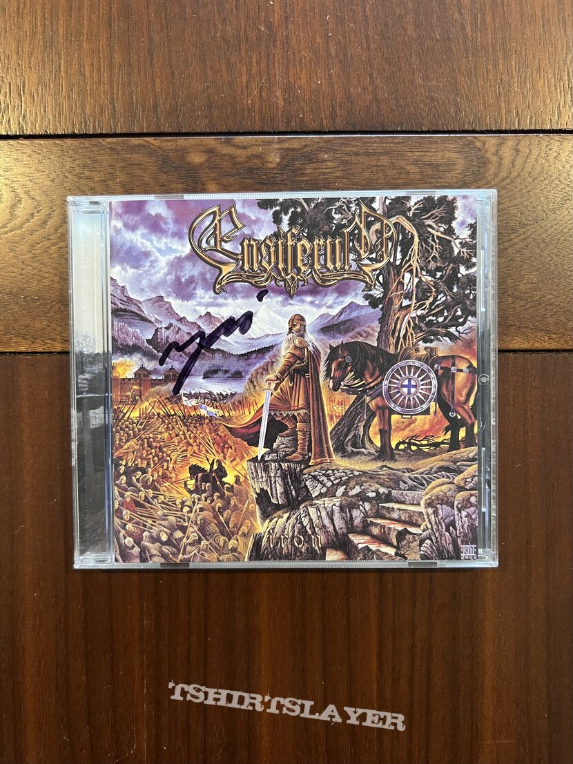 Ensiferum “Iron” CD Signed By Jari Maenpaa 