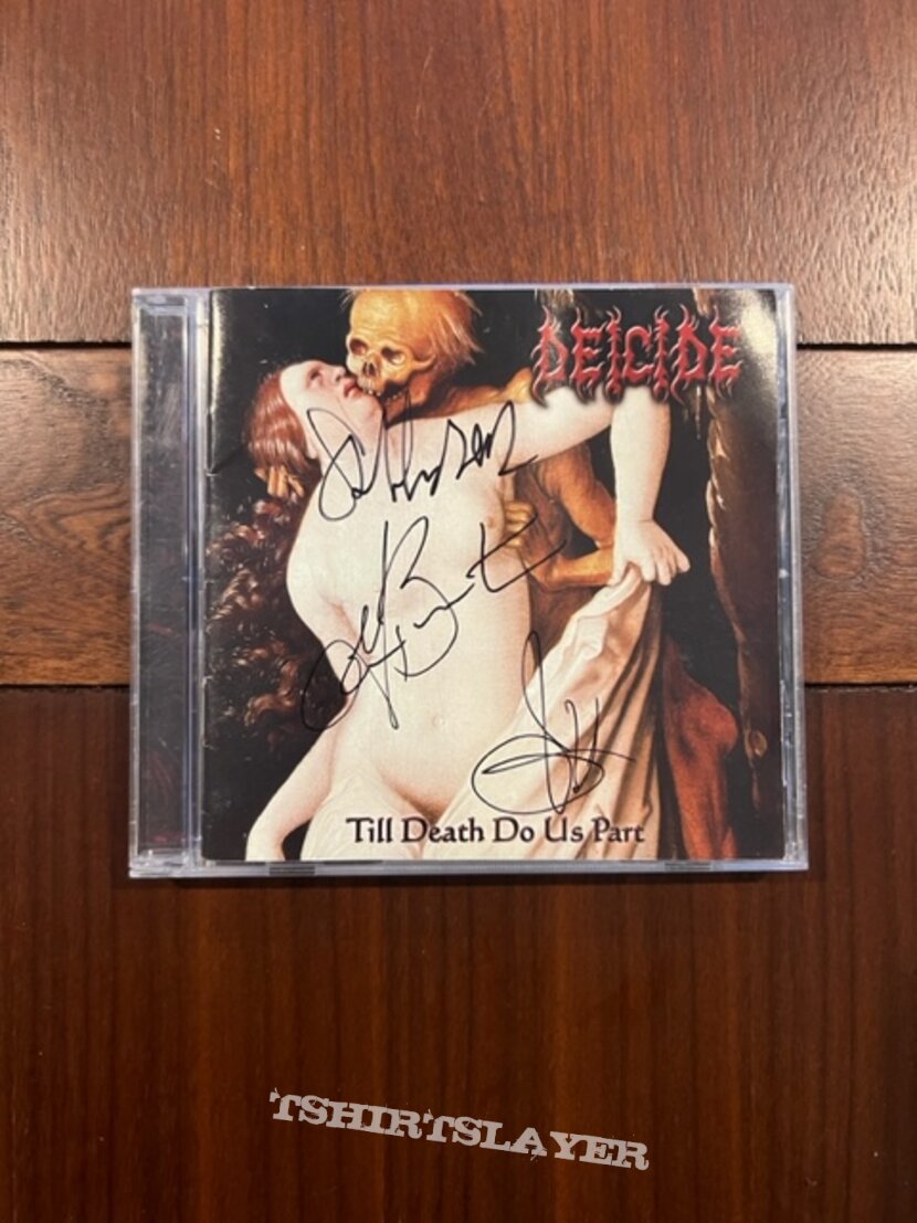 Deicide &quot;Till Death Do Us Part&quot; Autographed CD