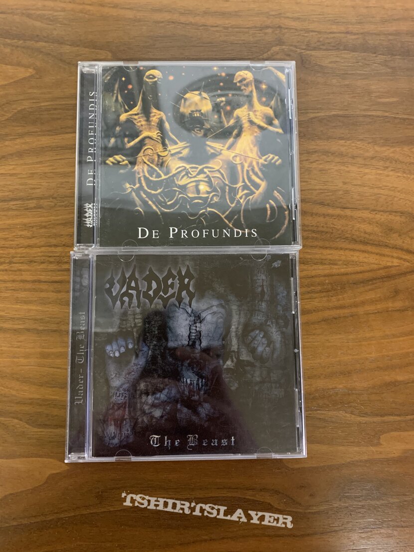 Vader “The Beast” and “De Profundis” Autographed CDs