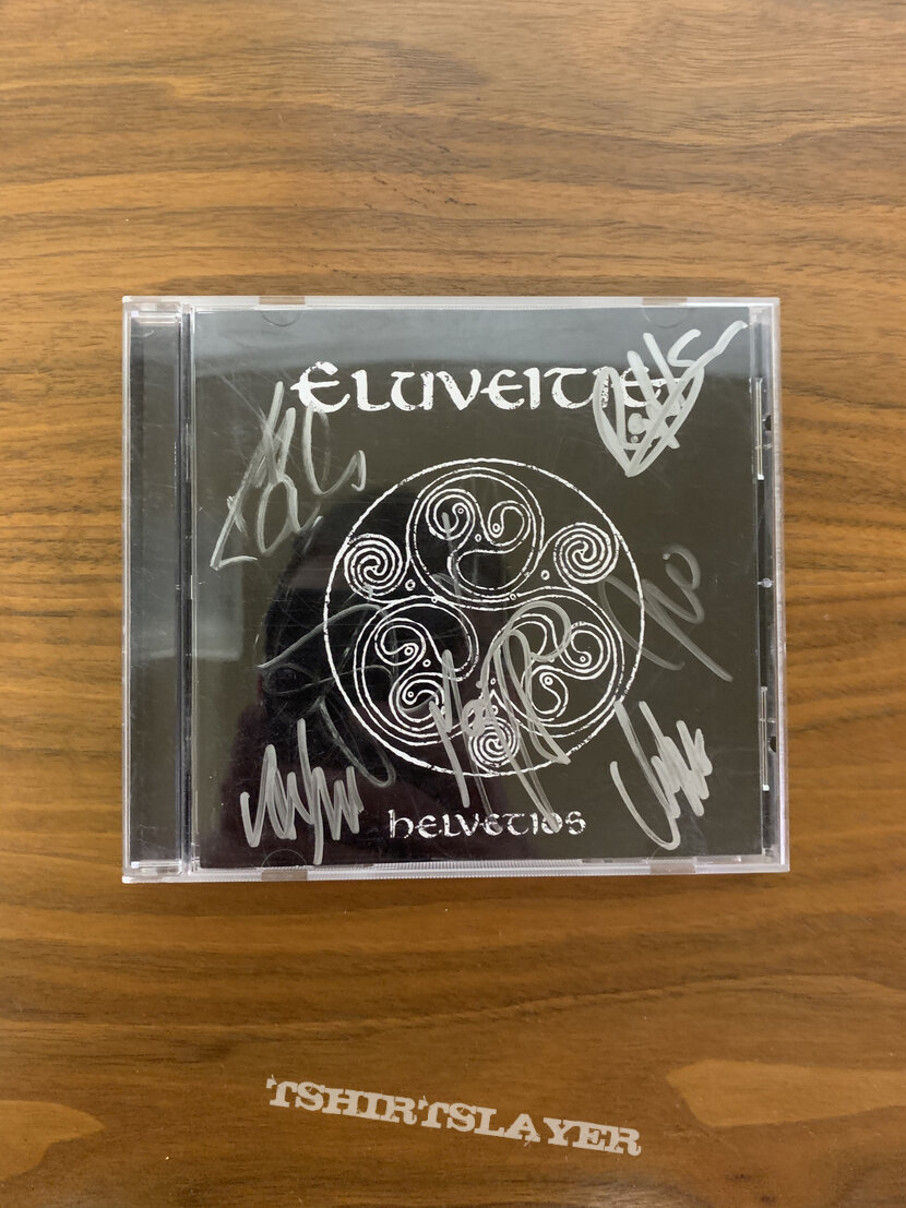 Eluveitie Eluveite “Helvetios” CD Signed By Entire Band 