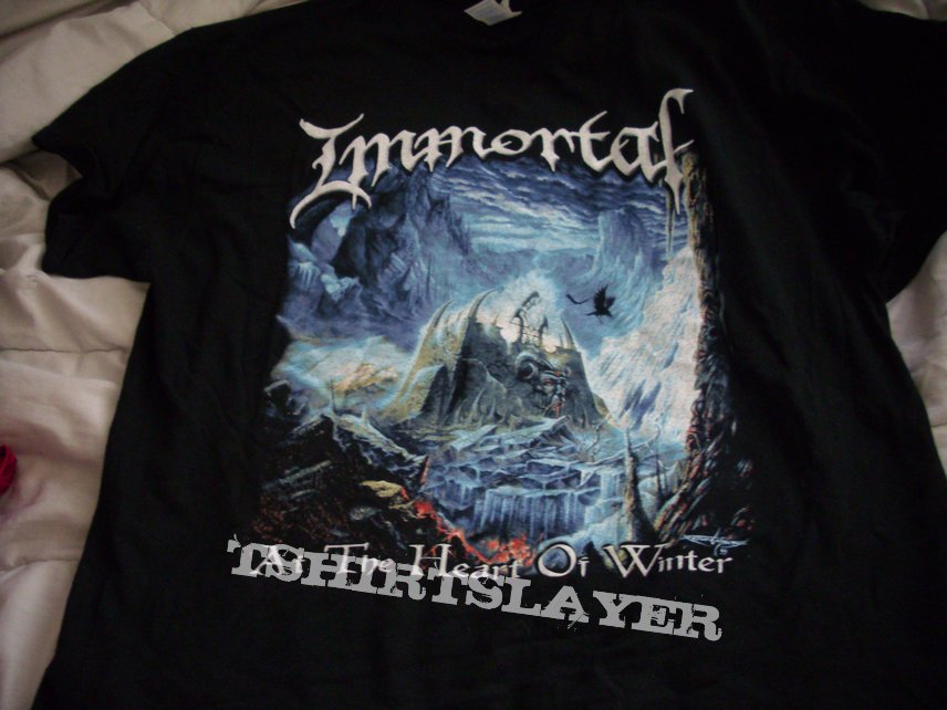heldig kat værdig Immortal, Immortal - At The Heart of Winter T-Shirt TShirt or Longsleeve  (Nater90's) | TShirtSlayer