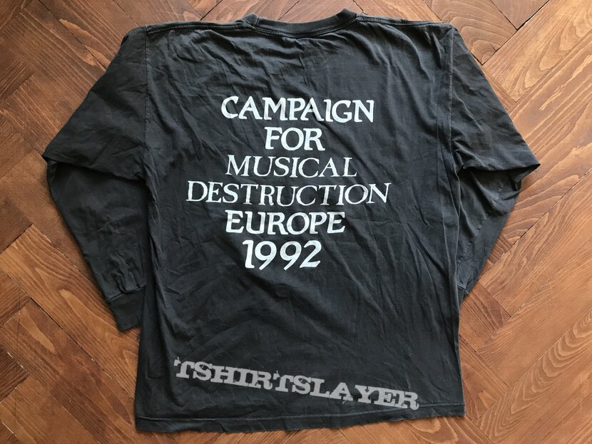 Napalm Death - Utopia Banished / Campaign for Musical Destruction 1992 Tour Longsleeve