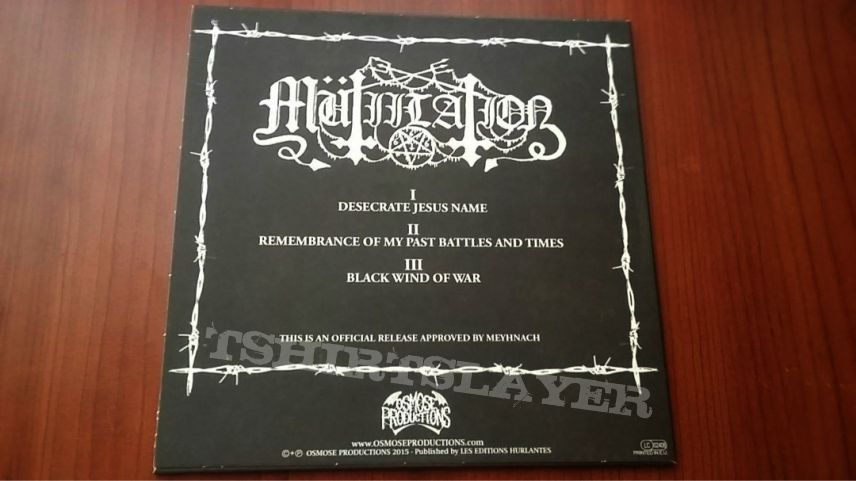 Mütiilation - Hail Satanas We Are The Black Legions Vinyl