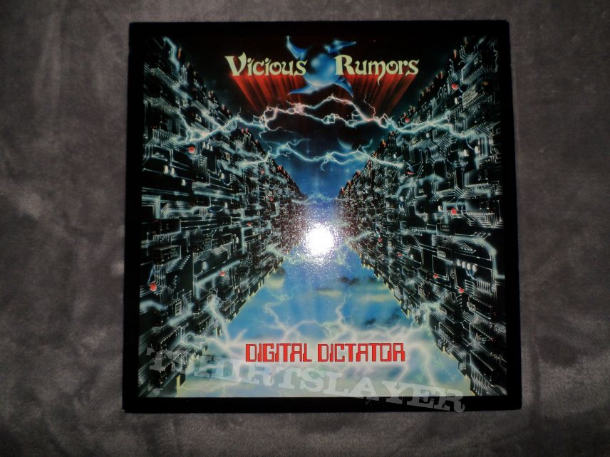 Vicious Rumors - Soldiers of the Night and Digital Dictator on 12&quot; black vinyl.