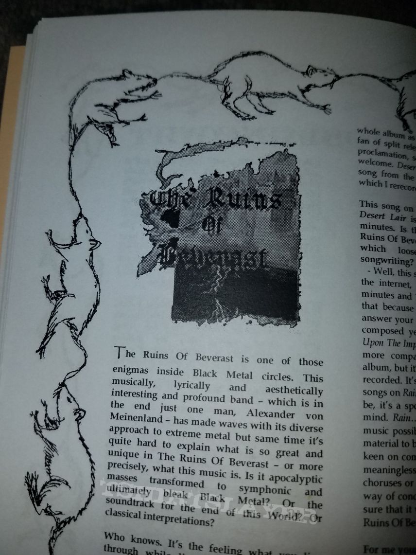 The Ruins Of Beverast Issue #6 of Finland&#039;s Kaleidoscope fanzine. 