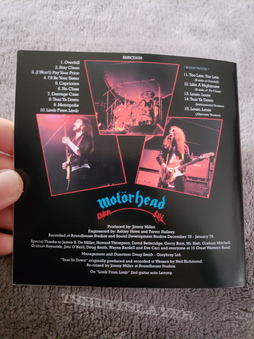 Motörhead - Overkill 2004 Sanctuary Records CD reissue 