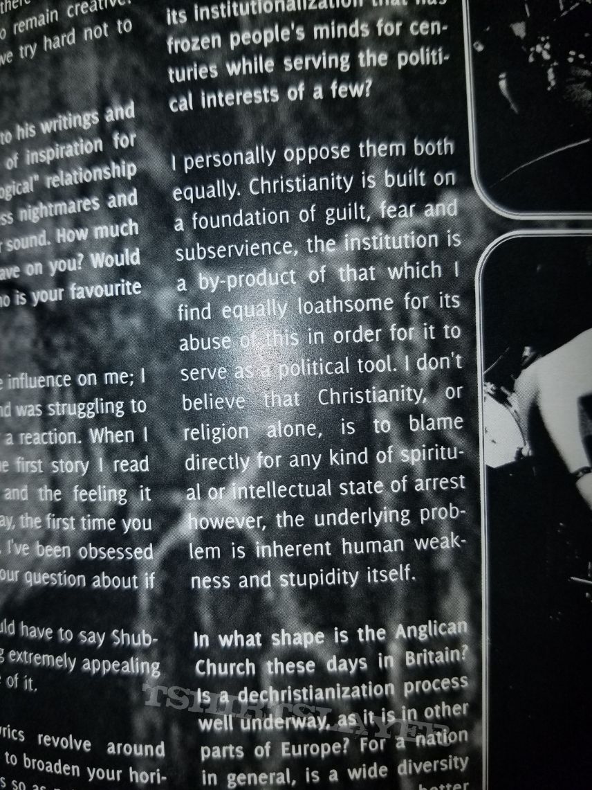 Blut Aus Nord Issues six and seven of The Convivial Hermit.   