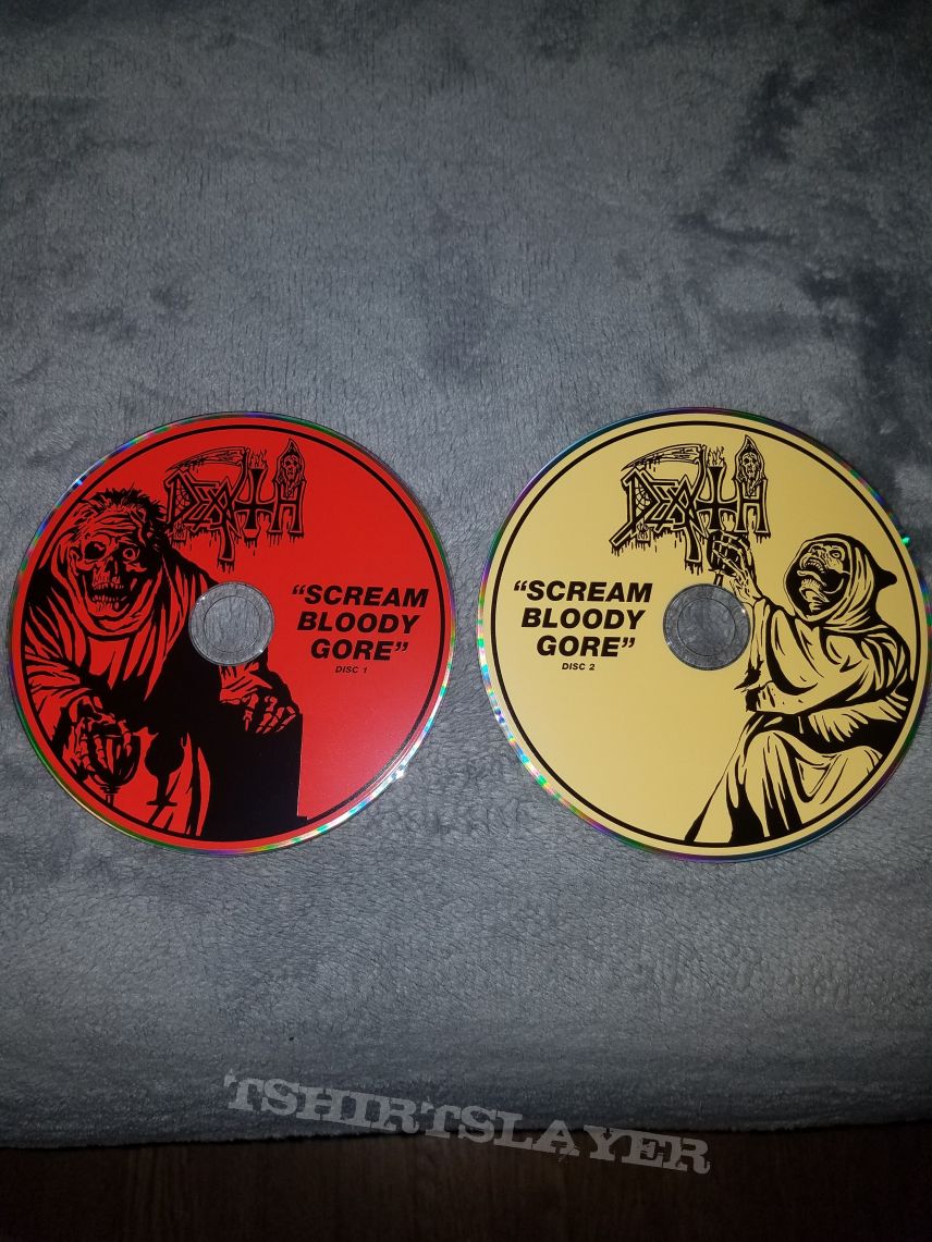 Remastered &amp; repackaged Relapse reissues of Death&#039;s Scream Bloody Gore &amp; Individual Thought Patterns.