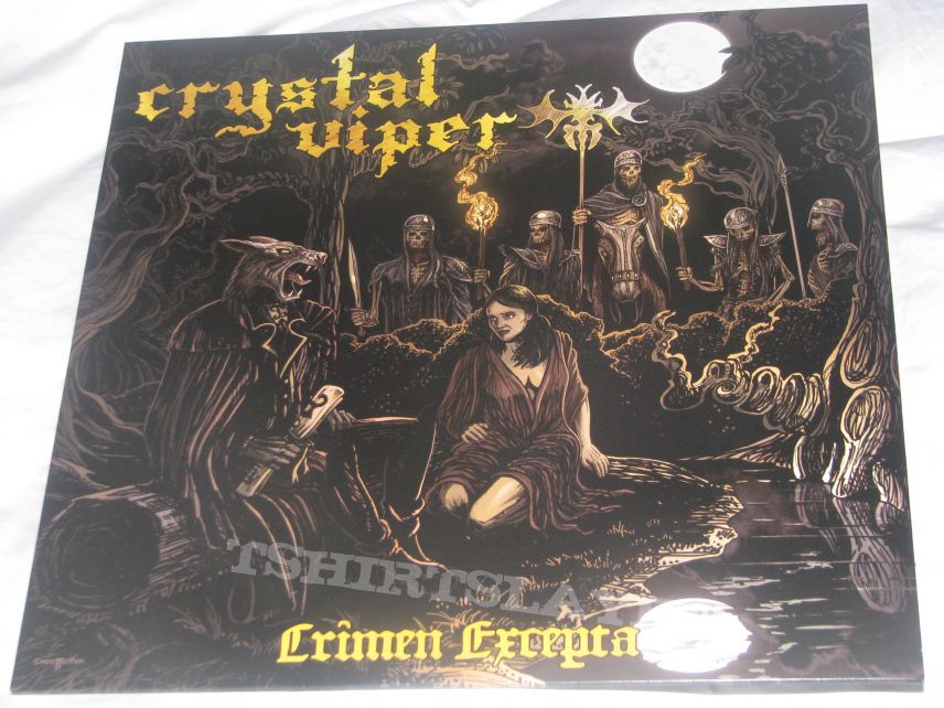 Crystal Viper - Crimen Excepta 12&quot; black vinyl.