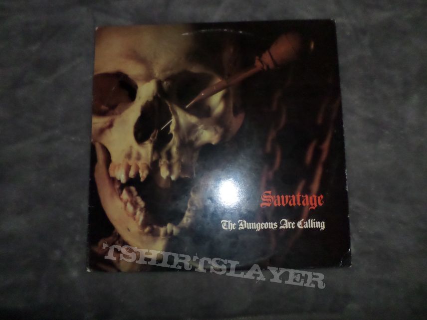 Savatage - The Dungeons are Calling &amp; Hall of the Mountain King 12&quot; black vinyls.