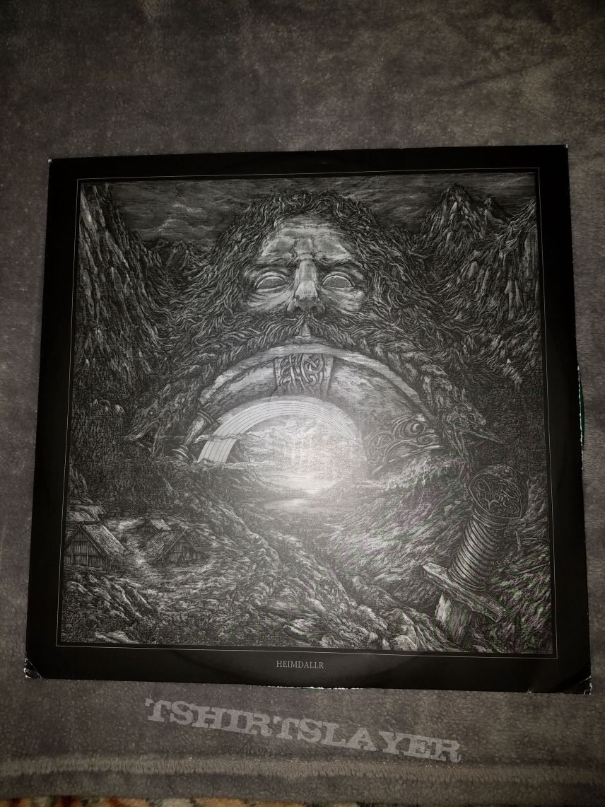 Enslaved Official 2016 gatefold transparent green double vinyl Norse Music reissue of Vikingligr Veldi.