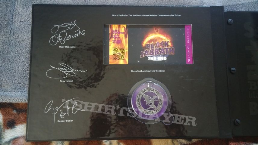 Exclusive Black Sabbath book (and some extras) for VIP ticket holders.