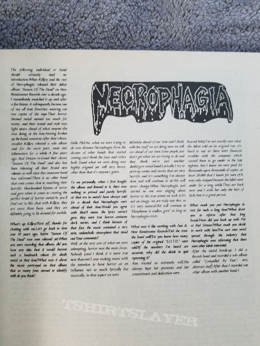 Angelcorpse Final issue of Brutalized fanzine.      