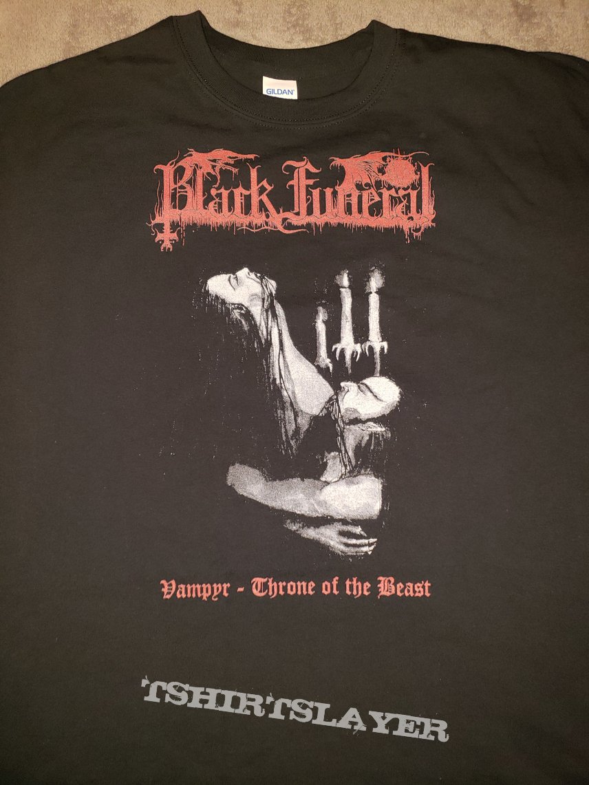Black Funeral - Vampyr - Throne of the Beast t-shirt Black Funeral - Vampyr - Throne of the Beast t-shirt