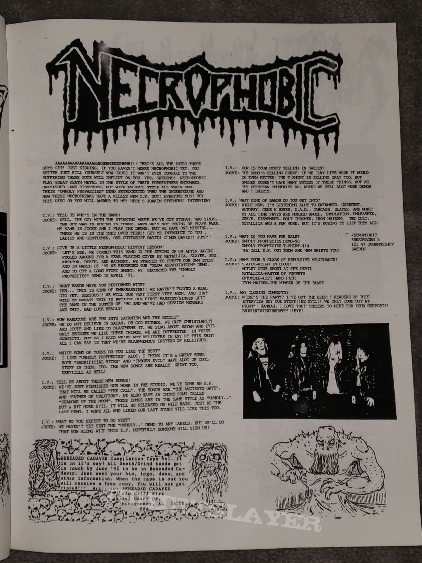 Cianide Infected Voice zine - Issue #3