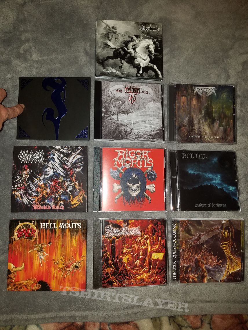 Deströyer 666 Hell&#039;s Headbangers CD haul.   