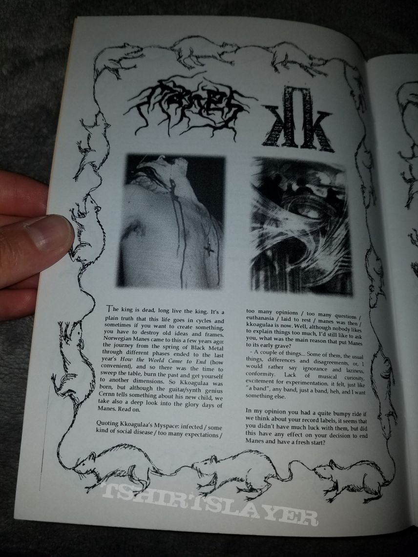 The Ruins Of Beverast Issue #6 of Finland&#039;s Kaleidoscope fanzine. 