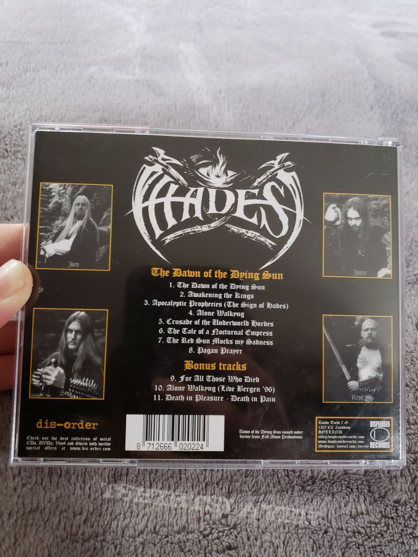 Hades - Dawn of the dying Sun 2010 CD reissue 