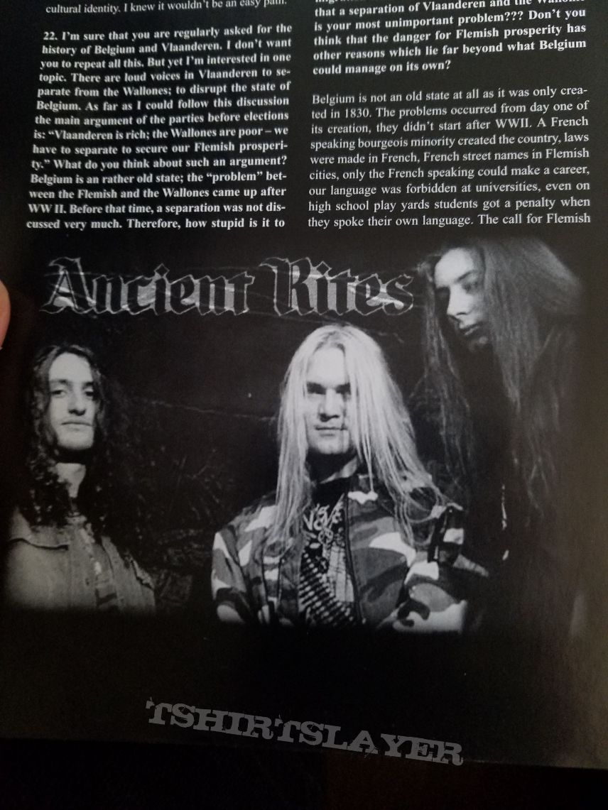 Ancient Rites Blutvergießen zine - No. 3 Ancient Rites Blutvergießen zine - No. 3