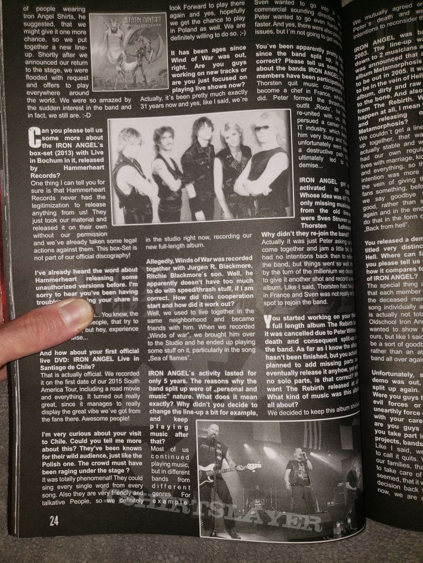 Desaster Old School Metal Maniac magazine issue #2