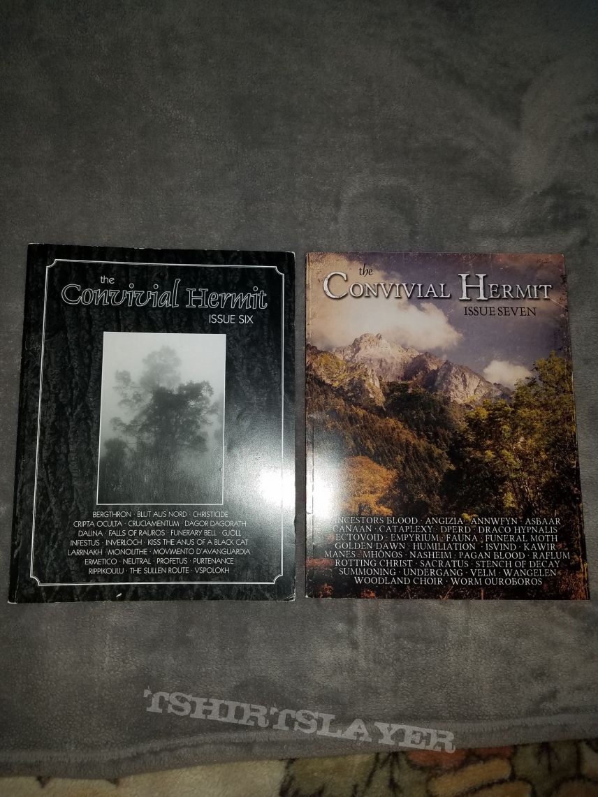 Blut Aus Nord Issues six and seven of The Convivial Hermit.   