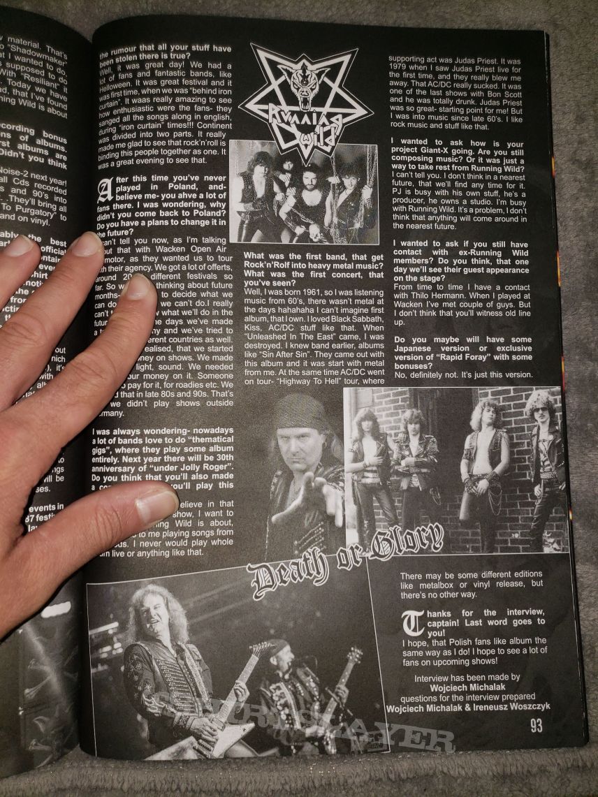 Desaster Old School Metal Maniac magazine issue #2