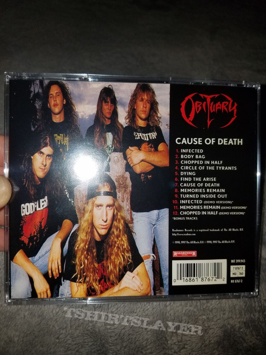 Obituary - Cause of Death CD