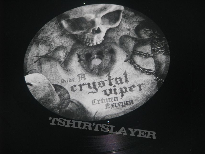 Crystal Viper - Crimen Excepta 12&quot; black vinyl.