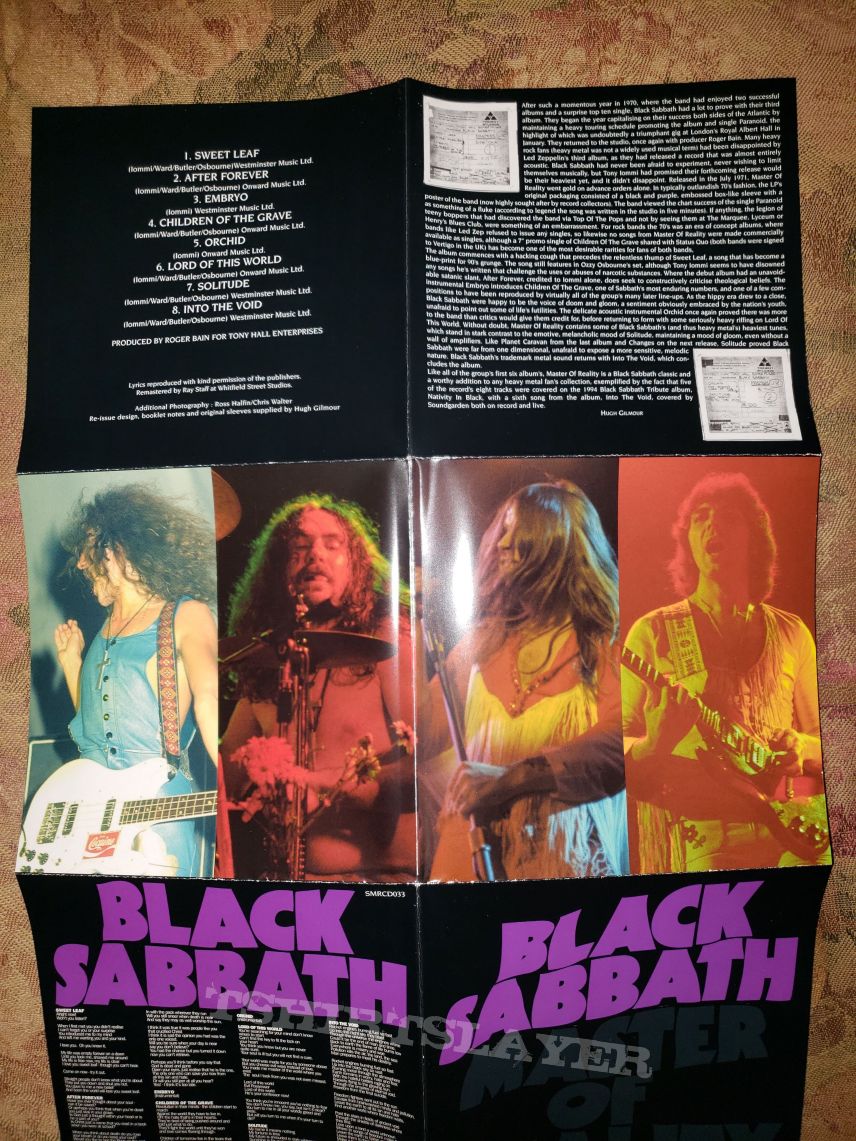 Black Sabbath - Paranoid &amp; Master of Reality 2004 Sanctuary CD reissues 