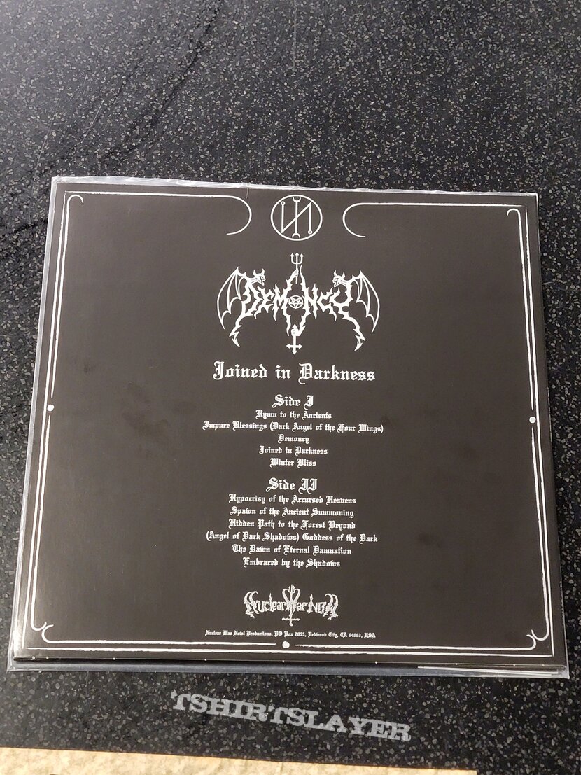 Demoncy - Signed Joined in Darkness pressing with a unique presentation 