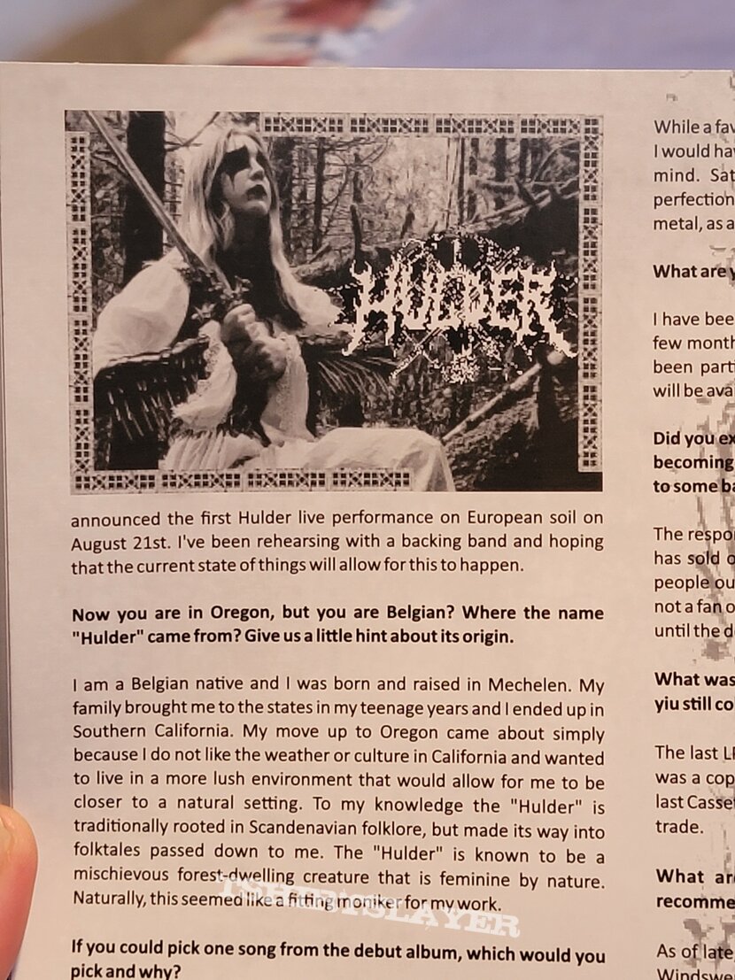 Impaled Nazarene Black Metal Terror Magazine issue #2