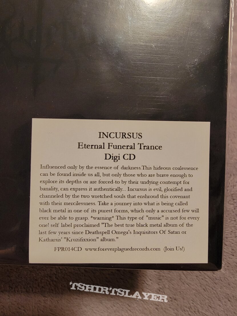 Incursus - Eternal Funeral Trance CD