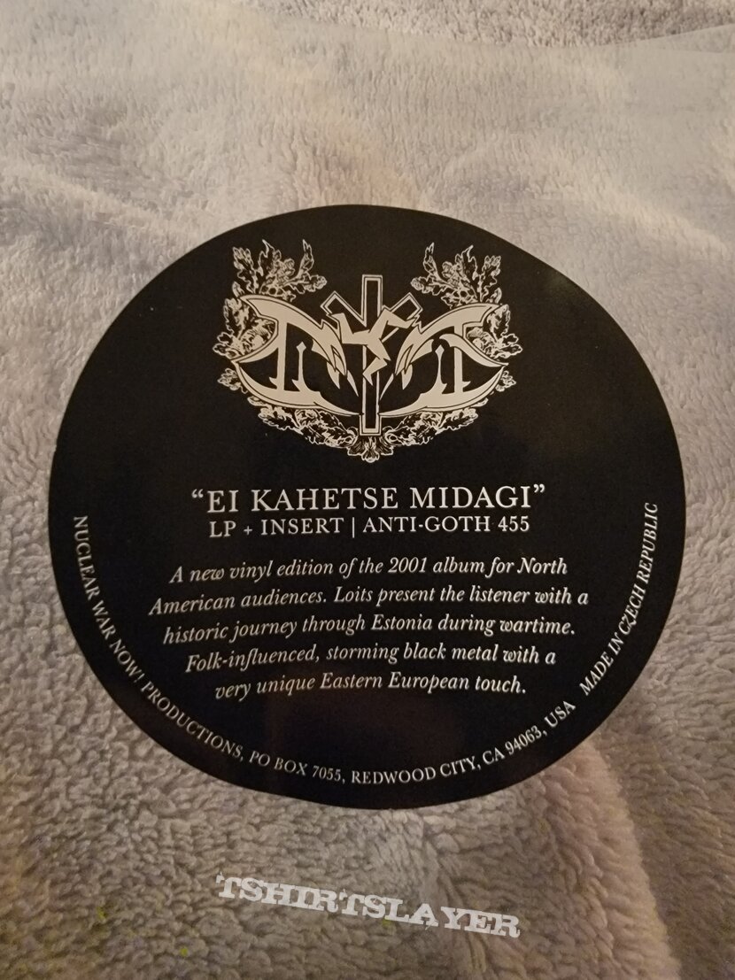 Loits - Ei kahetse midagi vinyl 