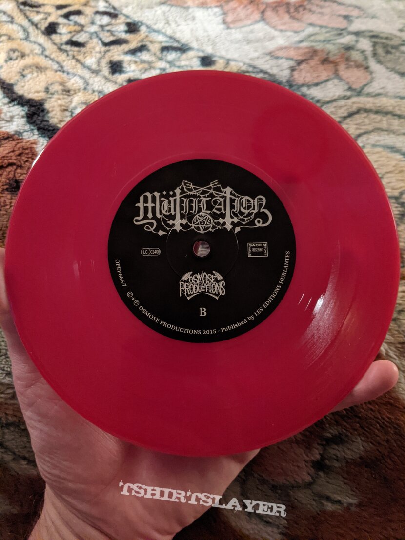 Mütiilation - Hail Satanas We are the Black Legions 7&quot; red vinyl