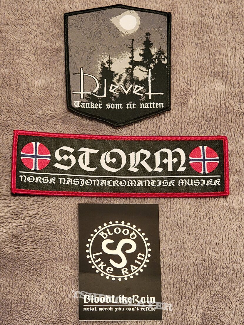 Woven Storm - Norse Nasjonalromantisk Musikk &amp; Djevel - Tanker som rir Natten patches 