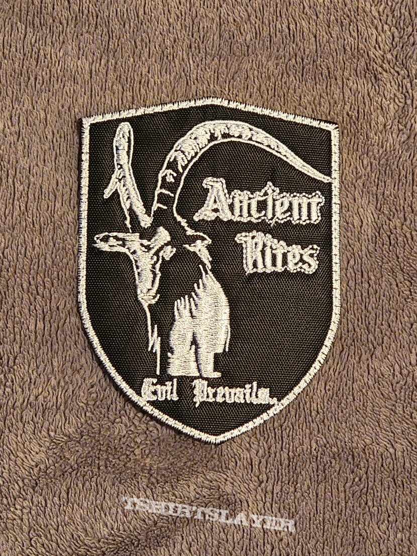 Ancient Rites - Evil Prevails embroidered patch 