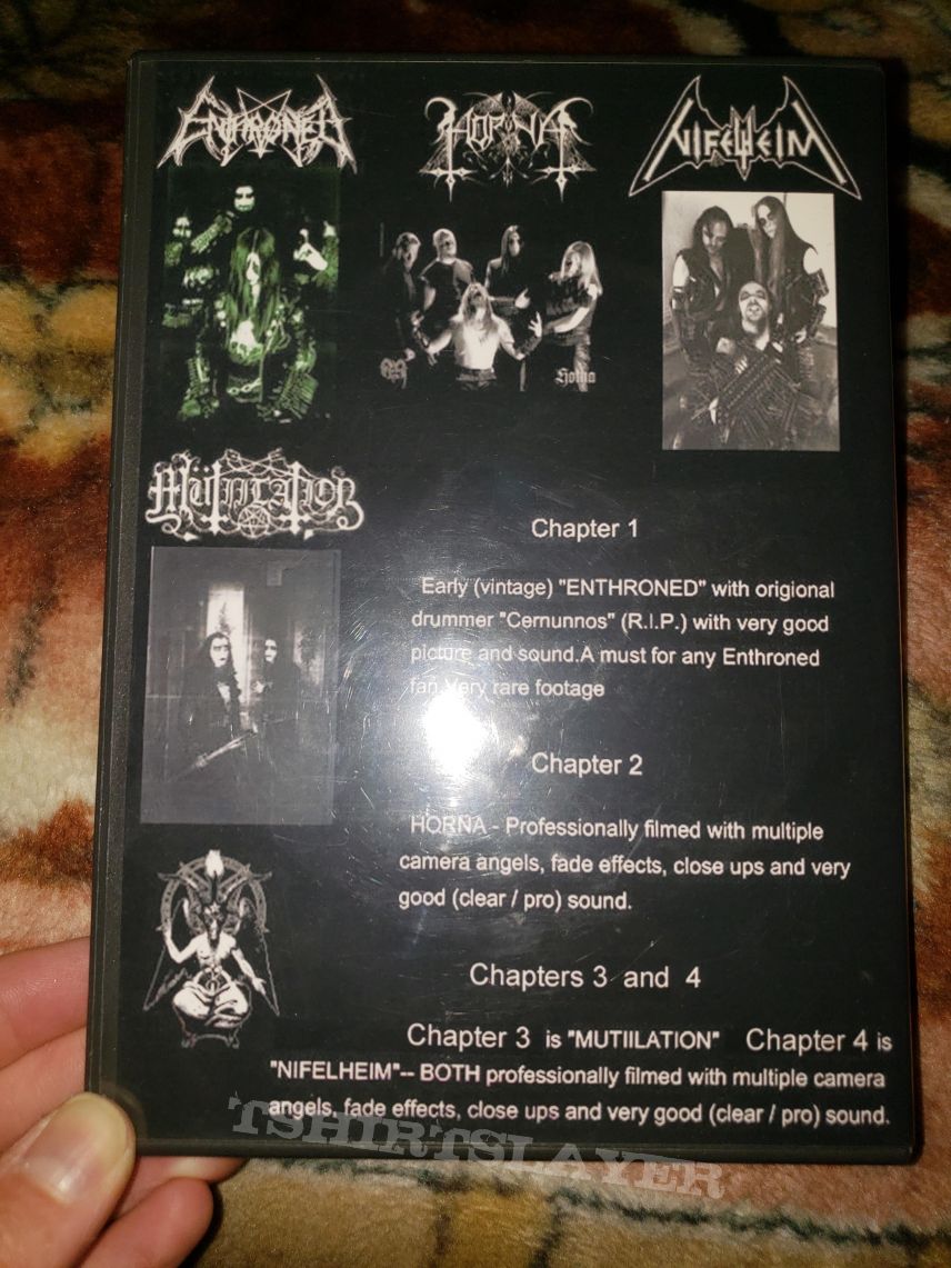 Enthroned/Horna/Mutiilation/Nifelheim live DVD Enthroned/Horna/Mutiilation/Nifelheim live DVD