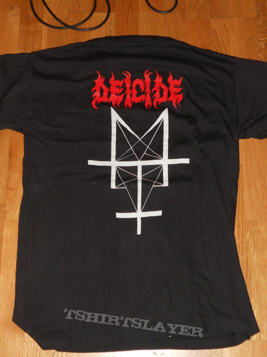Deicide first album + Sacrificial Tour 1990-shirt