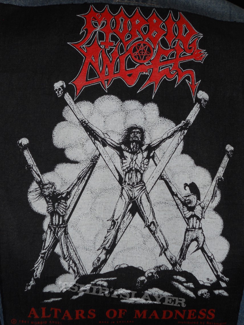Morbid Angel Altars of Madness backpatch